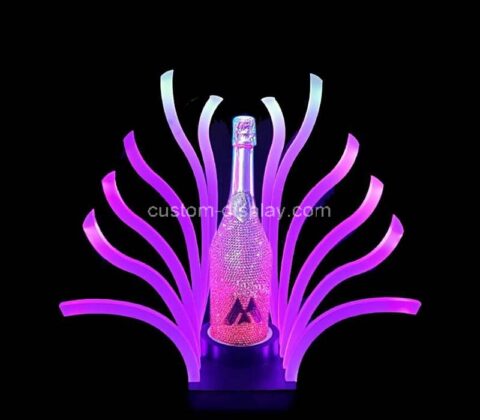 Custom acrylic bar wine bottle luminous display prop