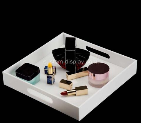 Custom acrylic makeup organizer tray