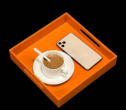 Custom acrylic coffee serving tray
