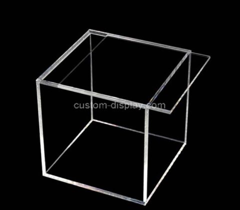 Custom wholesale acrylic sliding lid display storage box