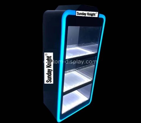 Custom wholesale acrylic 3 tiers luminous display cabinet