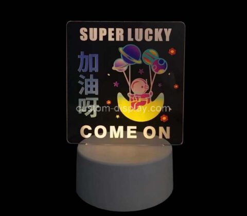 Custom acrylic luminous bedside night light