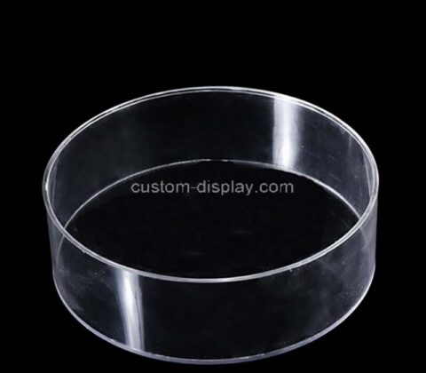 Custom wholesale acrylic round container
