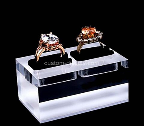 Custom wholesale acrylic wedding rings display props