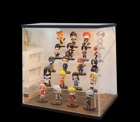 Custom wholesale acrylic dustproof 5 tiers luminous display case
