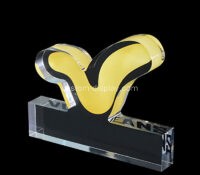 Wholesale custom acrylic brand logo block CSBL-322 Wholesale custom acrylic brand logo block