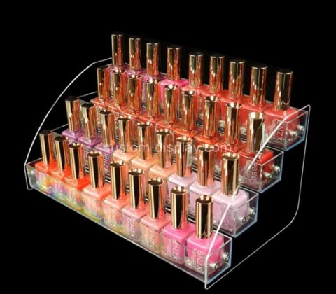 Wholesale custom acrylic 4 tiers nail varnish display holders