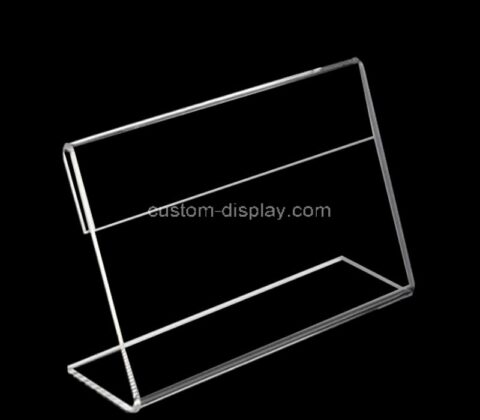 Wholesale custom acrylic slanted sign holder