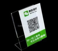 Wholesale custom acrylic payment sign CSS-305 Wholesale custom acrylic payment sign