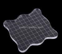 Wholesale custom acrylic stamping block CCA-254 Wholesale custom acrylic stamping block