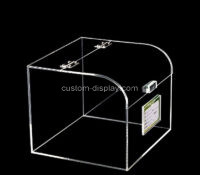 Wholesale custom acrylic supermarket storage box with lid