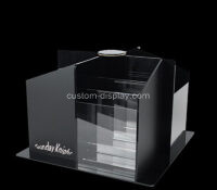 Wholesale custom plexiglass 4 sided poster card holders