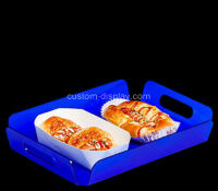 Wholesale custom acrylic bread serving tray CST-277 Wholesale custom acrylic bread serving tray