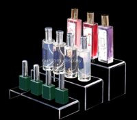 Wholesale custom acrylic makeup display risers CSM-826 Wholesale custom acrylic makeup display risers