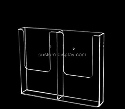 Custom acrylic wall pamphlet holder