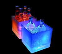Wholesale custom acrylic luminous wine ice bucket