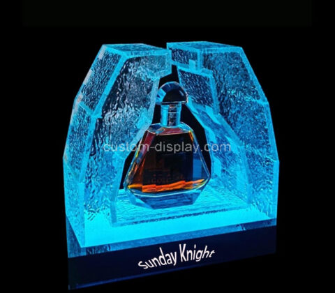 Custom acrylic bar liquor bottle LED display holder