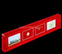 Custom acrylic logo block sign CSBL-333 Custom acrylic logo block sign