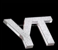 Custom acrylic company name sign block CSBL-338 Custom acrylic company name sign block