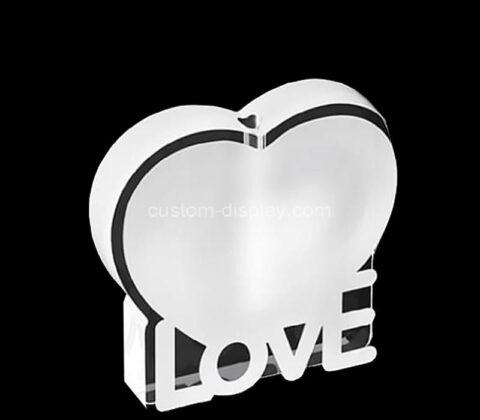 Custom acrylic desktop decortions block
