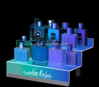 Custom acrylic 2 tiers perfume shelf CSM-838 Custom acrylic 2 tiers perfume shelf