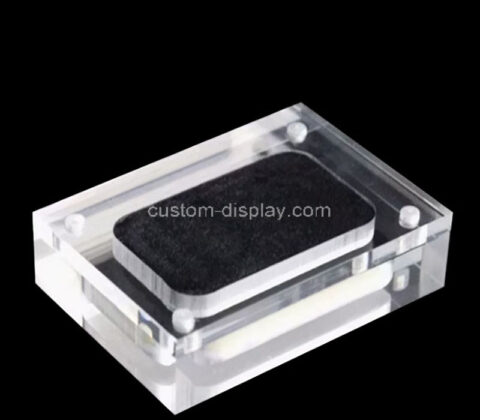 Custom acrylic retail jewelry display block