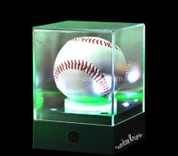 Custom acrylic baseball display case with LED light CSC-185 Custom acrylic baseball display case with LED light