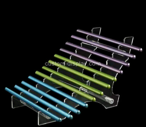 Custom acrylic makeup pencils display rack