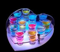 Custom acrylic shot glass LED holder CSO-2079 Custom acrylic shot glass LED holder