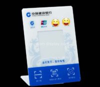 Custom acrylic payment sign CSS-318 Custom acrylic payment sign