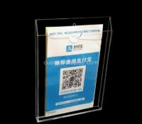 Custom acrylic wall mounted pamphlet holder
