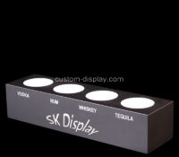 Custom acrylic luminous 4 bottles wine stand