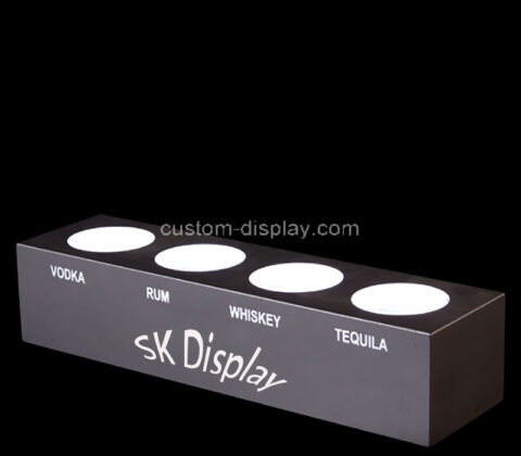 Custom acrylic luminous 4 bottles wine stand