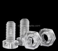 Custom acrylic screw nut set