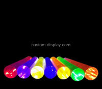 Custom acrylic colorful solid rods