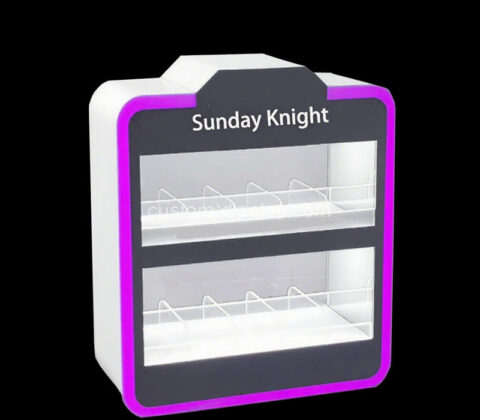 Custom acrylic electronic atomizer LED display cabinet