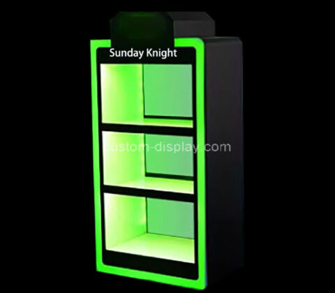 Custom acrylic exhibitions illuminated display cabinet