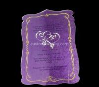 Custom acrylic unique invitation letter