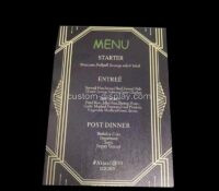 Custom acrylic invitations hotel celebration card