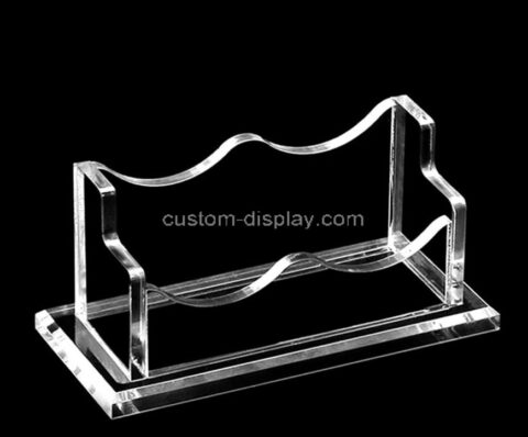 Custom acrylic business card holders for desk