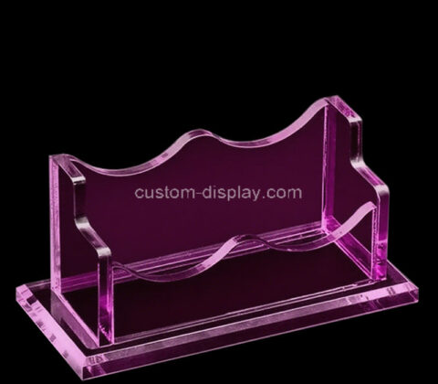 Custom acrylic business name card holders for desk