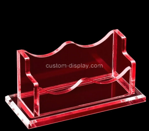 Custom acrylic business name card organizer