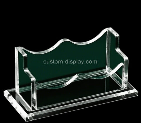 Custom acrylic business card organizer