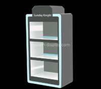 Custom acrylic trade shows 3 tiers LED display cabinet