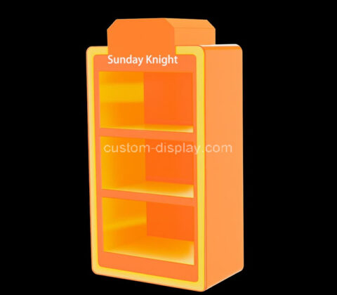 Custom acrylic exhibitions LED display cabinet