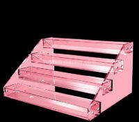 Custom acrylic 4 tiers nail varnish display risers