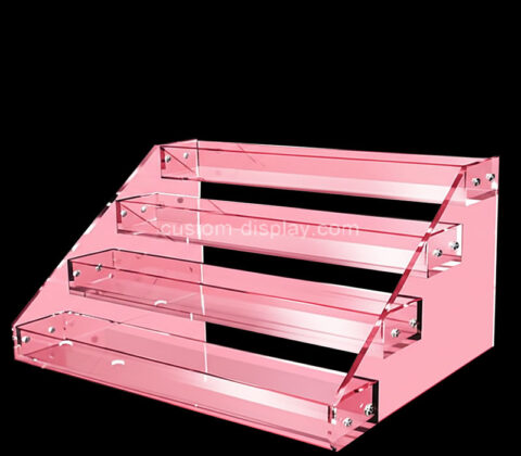 Custom acrylic 4 tiers nail varnish display risers