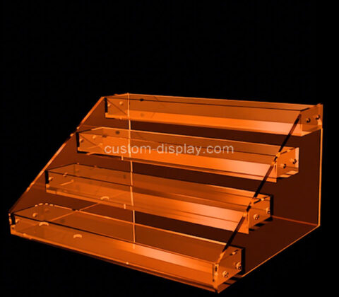 Custom acrylic 4 tiers nail polish display risers