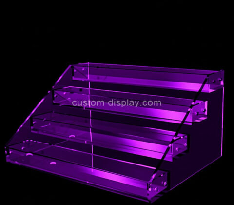 Custom acrylic 4 tiers lipsticks display risers