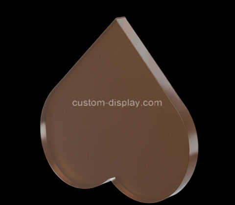 Custom acrylic heart shape promotional gift